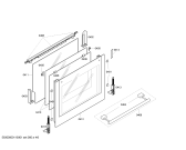 Схема №2 HE100610C с изображением Фронтальное стекло для электропечи Siemens 00476203
