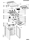 Схема №2 C67SP2XI (F030246) с изображением Обшивка для электропечи Indesit C00196138