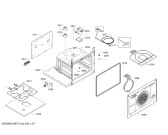 Схема №1 HCA778320U с изображением Телескопические направляющие для плиты (духовки) Bosch 00770562