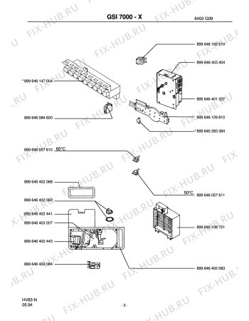 Взрыв-схема посудомоечной машины Unknown GSI 7000-X - Схема узла Section1