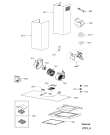 Схема №1 AKS 921/IX с изображением Монтажный набор для вентиляции Whirlpool 482000003494