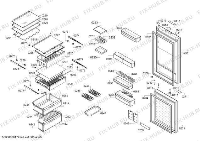 Схема №2 KGN57SB34N с изображением Дисплейный модуль для холодильника Bosch 00754348