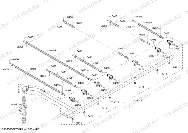 Схема №3 PC484GGEBS с изображением Дефлектор для электропечи Bosch 00745813