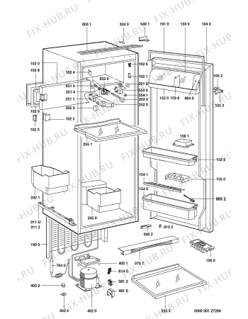 Схема №1 KDI 2051/3 с изображением Накопитель для холодильника Whirlpool 481228038009