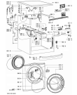Схема №1 WA SENS XL 44 BW с изображением Обшивка для стиральной машины Whirlpool 480111103388