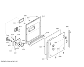 Схема №2 SGV45M13EU с изображением Набор кнопок для посудомоечной машины Bosch 00446044