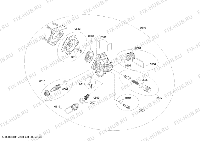 Схема №1 RDT1107 с изображением Электрод для бойлера Bosch 00496209