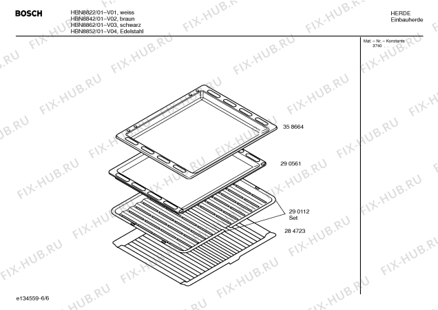 Схема №1 HBN8852 с изображением Панель управления для плиты (духовки) Bosch 00431005