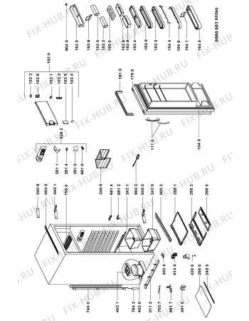 Схема №1 KVE 10S7000L A++WS с изображением Ящичек для холодильника Whirlpool 481241848871