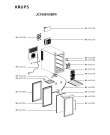 Схема №1 JC101810/BP0 с изображением Модуль (плата) для диспенсера для напитков Krups MS-622219