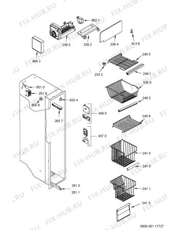 Схема №2 S20B RBB20-A/G с изображением Блок питания для холодильной камеры Whirlpool 481245310068