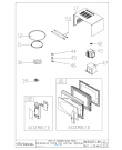 Схема №1 MICROWAVE OVEN 23L DIGITAL AR с изображением Переключатель для микроволновки ARIETE AT6251220140