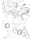 Схема №1 AWO/D 8528 с изображением Микромодуль для стиралки Whirlpool 480111102945