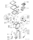 Схема №1 EV 9543 с изображением Обшивка для стиральной машины Whirlpool 481245210152