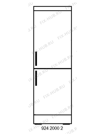 Взрыв-схема холодильника Electrolux TR1177 - Схема узла C10 Cabinet