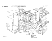 Схема №1 HB601211 с изображением Рамка для плиты (духовки) Siemens 00195662