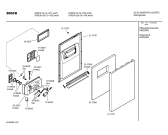 Схема №2 SRS56A02 с изображением Передняя панель для электропосудомоечной машины Bosch 00365245