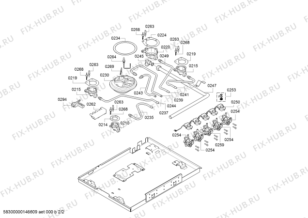 Схема №1 PDR885B90N с изображением Варочная панель для плиты (духовки) Bosch 00685098