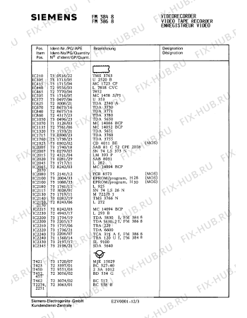 Схема №2 FM3889 с изображением Модулятор для жк-телевизора Siemens 00753608