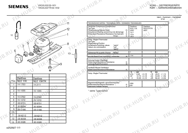 Схема №1 KG32U75 SYDNEY с изображением Инструкция по эксплуатации для холодильной камеры Siemens 00527786