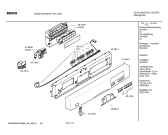 Схема №2 SGS47E02GB с изображением Передняя панель для электропосудомоечной машины Bosch 00439561