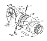 Схема №1 LF0966 с изображением Ремень для стиральной машины Zanussi 50220804004