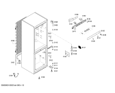 Схема №1 KGS36X26 с изображением Дверь для холодильной камеры Bosch 00246719