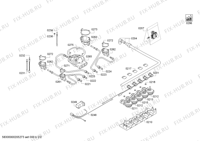 Схема №1 PPQ7A6B20A MG 75F 4G+1W STAR 4KW BOSCH SV с изображением Стеклокерамика для плиты (духовки) Bosch 00776568