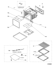 Схема №1 ACM 920/1 WH с изображением Дверца для плиты (духовки) Whirlpool 482000017594