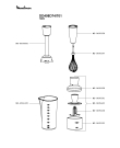 Схема №1 DD408D71/600 с изображением Элемент корпуса для электроблендера Moulinex MS-0678937