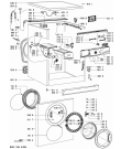 Схема №1 AWO/D 6740 с изображением Обшивка для стиральной машины Whirlpool 480111100281