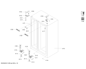 Схема №1 KAN92VC65C с изображением Крышка для холодильника Bosch 00771366