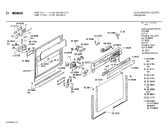 Схема №1 0730100628 SMS7110 с изображением Панель для электропосудомоечной машины Bosch 00116537