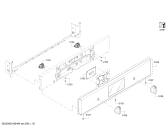 Схема №3 HBL5351UC Bosch с изображением Модуль управления, запрограммированный для духового шкафа Bosch 12006840
