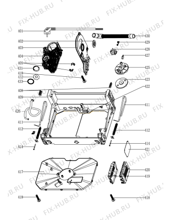 Схема №1 GSI 941 IX с изображением Дисплей для электропосудомоечной машины Whirlpool 482000019046