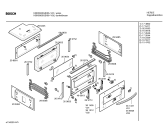 Схема №2 HBN9361GB с изображением Фронтальное стекло для плиты (духовки) Bosch 00361511
