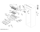 Схема №1 FIN36MIER1 F 1901 SF с изображением Противень для холодильника Bosch 00684381