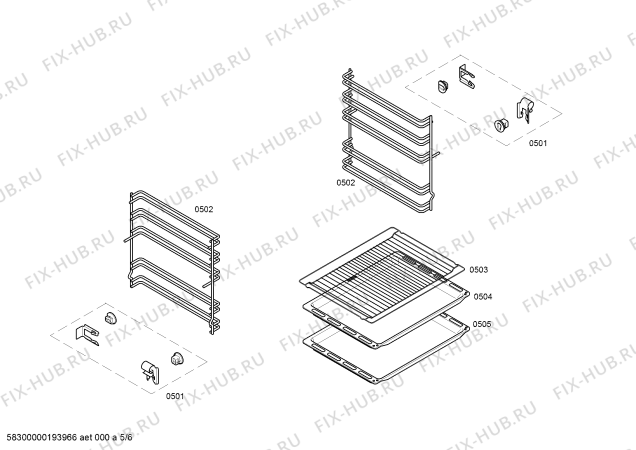 Схема №1 HXA050D60R с изображением Рамка для электропечи Bosch 00680562