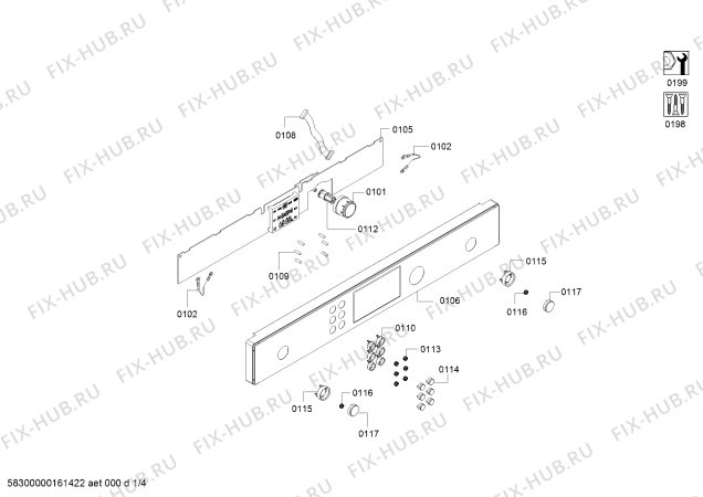 Схема №1 HMT35M653 с изображением Панель управления Bosch 00687942