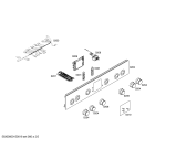Схема №2 HGV445150N с изображением Ручка переключателя для плиты (духовки) Bosch 00619992