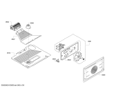 Схема №2 U17M72S0GB с изображением Панель управления для плиты (духовки) Bosch 00675552