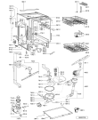 Схема №2 WW 53/1 SC с изображением Обшивка для посудомоечной машины Whirlpool 481245373588