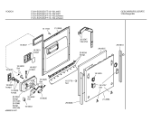 Схема №1 SGIVGE2FF E123 с изображением Вкладыш в панель для электропосудомоечной машины Bosch 00352109