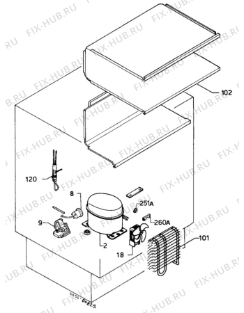 Взрыв-схема холодильника Unknown TW410G - Схема узла C10 Cold, users manual