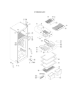 Схема №1 WTH4714 A+M с изображением Уплотнение для холодильной камеры Whirlpool 482000020259