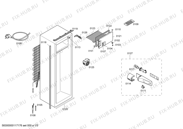Схема №1 KIVDDY1FF с изображением Поднос для холодильника Bosch 00438860