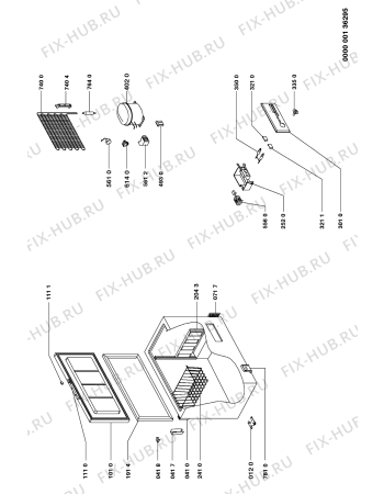 Схема №1 AFE 947/G с изображением Дверца для холодильника Whirlpool 481944269328