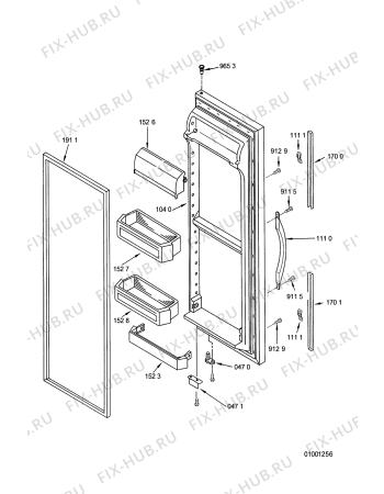 Схема №2 ARZ 730/B с изображением Дверь для холодильной камеры Whirlpool 481241828308