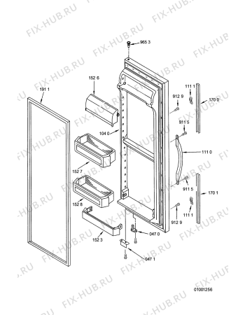 Схема №2 ARZ 730/B с изображением Лоток (форма) для холодильника Whirlpool 481244079012