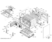 Схема №1 HSB738357M с изображением Ручка двери для электропечи Bosch 11014294